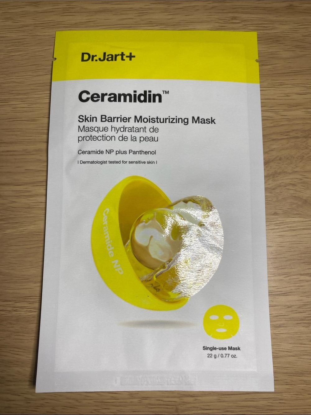 Dr. Jart+ Ceramidin Skin Barrier Moisturizing Mask - Yellow